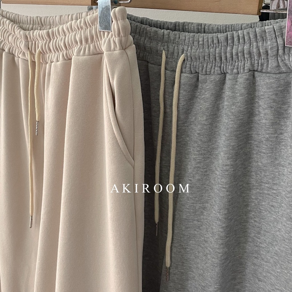 Quần jogger nỉ bông cạp chun có dây rút 60068