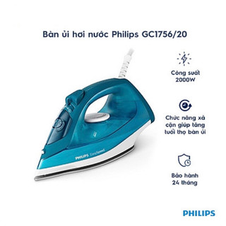 Bàn ủi hơi nước philips gc1756 2000w - hàng chính hãng