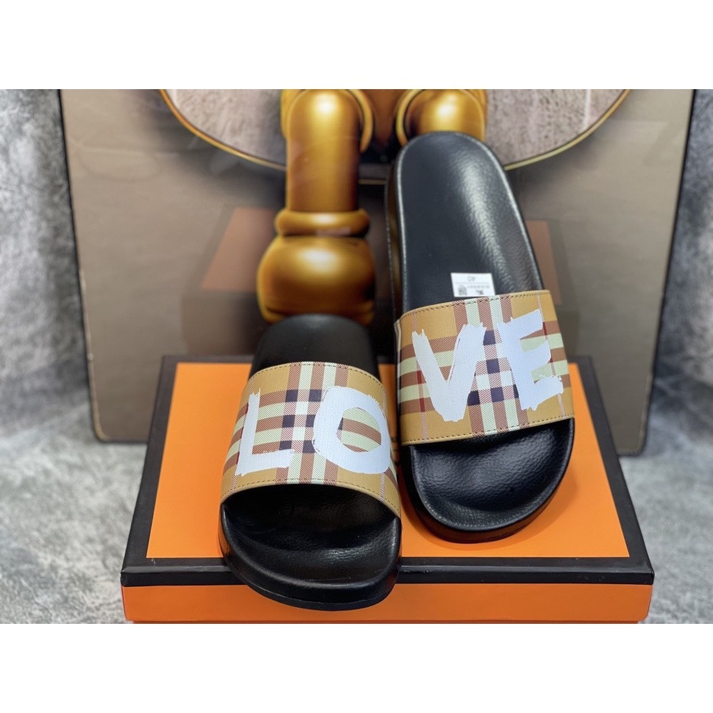 Dép quai ngang nam nữ, dép bbr màu đen thời trang tại shop pt.storee