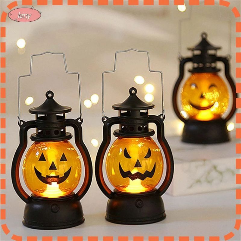Đèn bí ngô halloween có đèn led