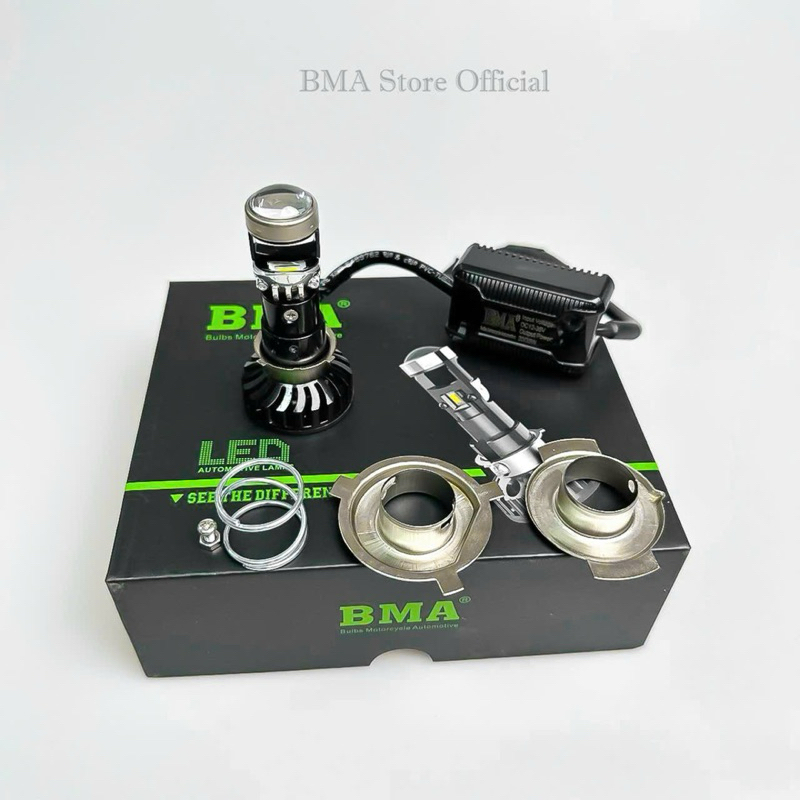 Đèn pha led bi cầu chân đa năng M8c lắp hầu hết mọi dòng xe wave,dream,led,vision