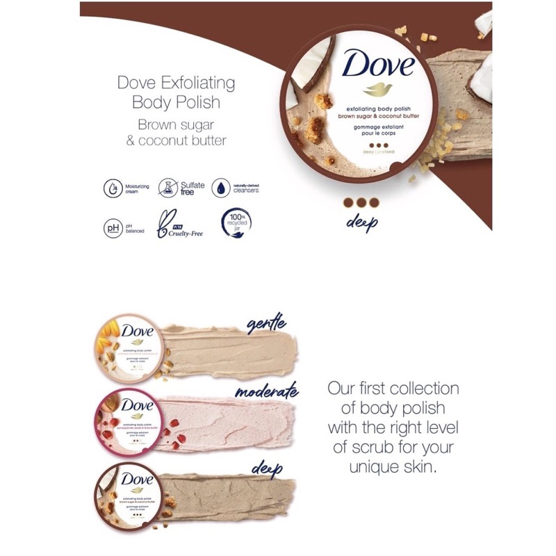 Tẩy tế bào chết toàn thân Dove