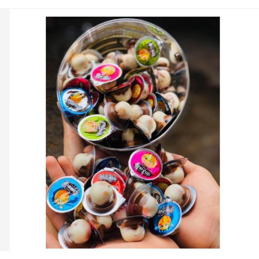 Bánh Quy Viên Chấm Kem Socola STAR CUP MaoJi THÁI LAN