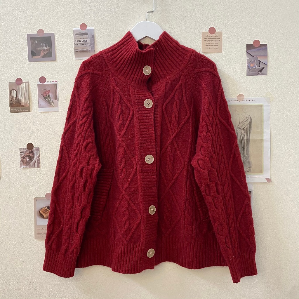 Áo khoác len Cardigan 2Hand dáng ngắn nhiều mẫu mã-1