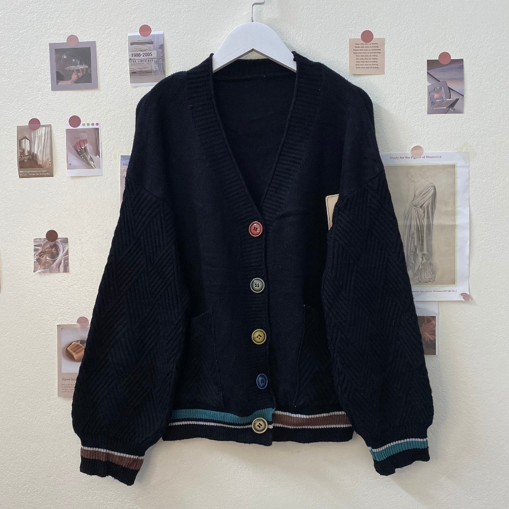 Áo khoác len Cardigan 2Hand dáng ngắn nhiều mẫu mã-1