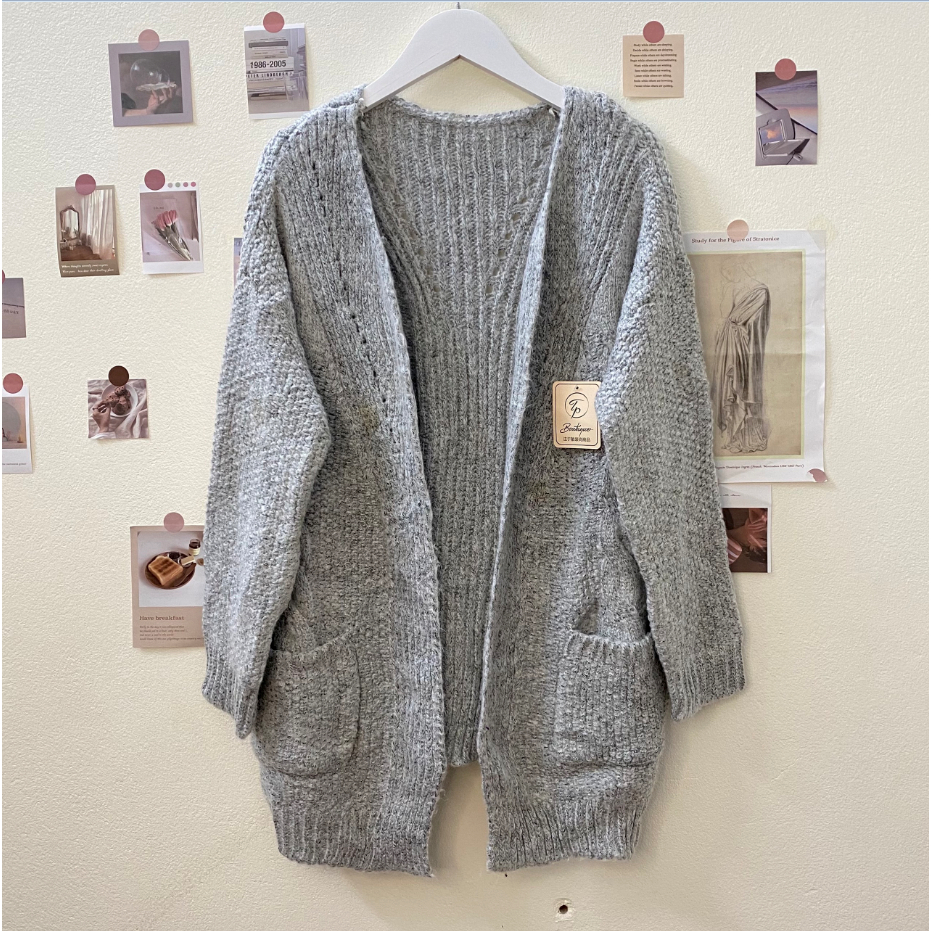 Áo khoác len Cardigan 2Hand dáng ngắn nhiều mẫu mã-1