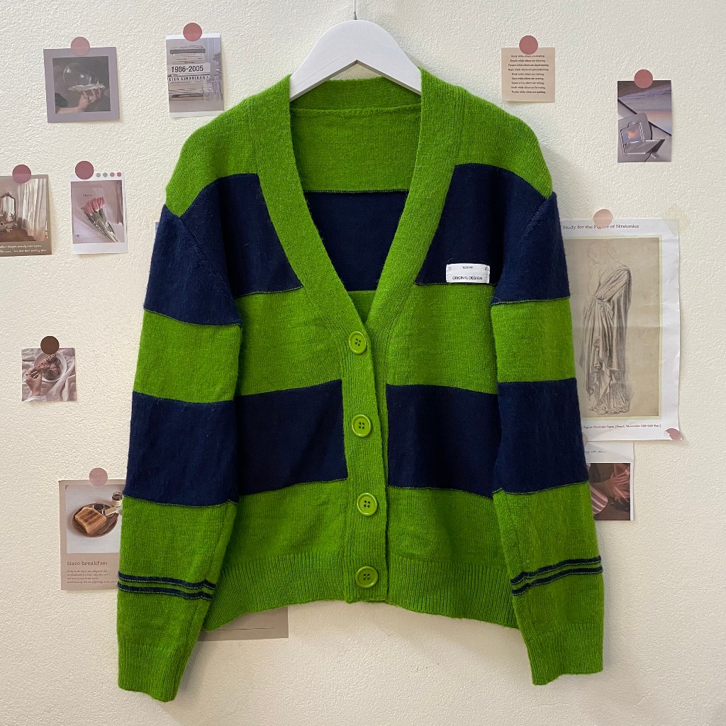 Áo khoác len Cardigan 2Hand dáng ngắn nhiều mẫu mã-L2