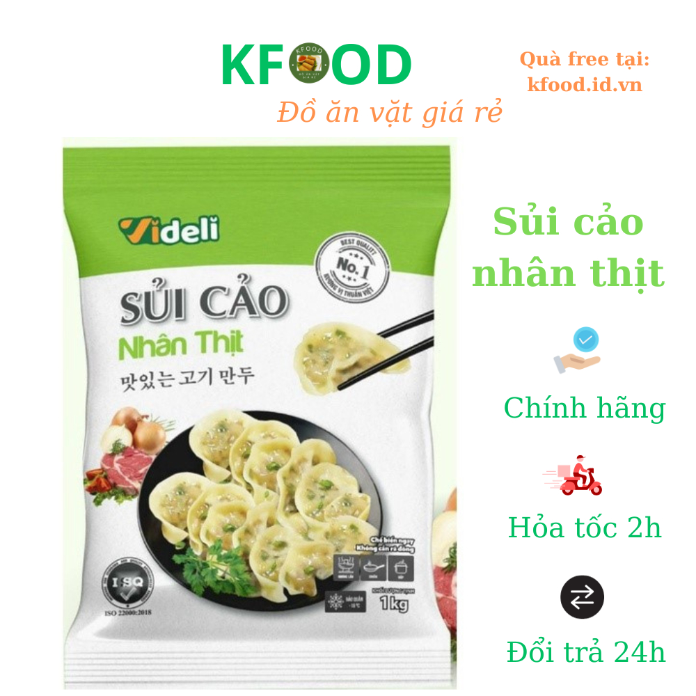 Sủi cảo nhân thịt 500g - 1kg