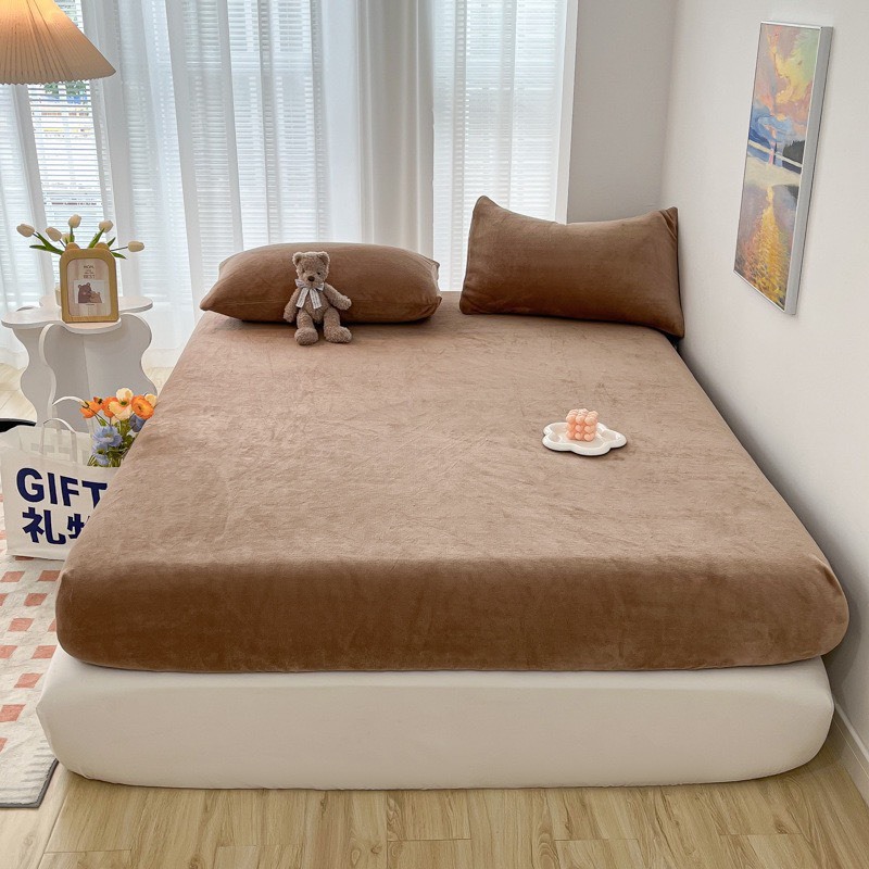 Ga giường chất liệu nhung tuyết IKEA siêu êm ái