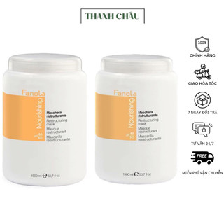 Ủ Tóc Hấp dầu Fanola Nutricare 1500ml mẫu mới nhất nắp trong