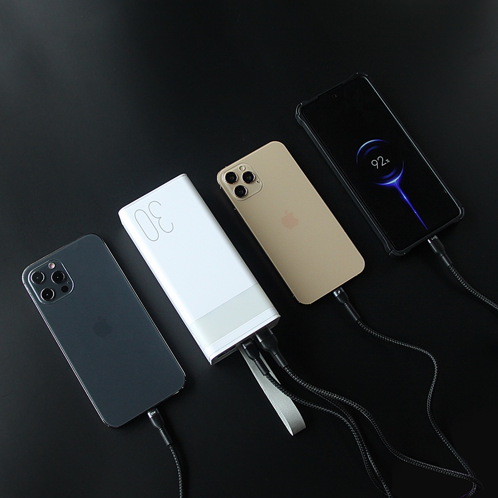 Pin Sạc Dự Phòng 30000mAh 22.5W Remax RPP-320 - Sạc Nhanh PD 20W - Sạc Nhanh 3 Thiết Bị Cùng Lúc - Hàng Chính Hãng