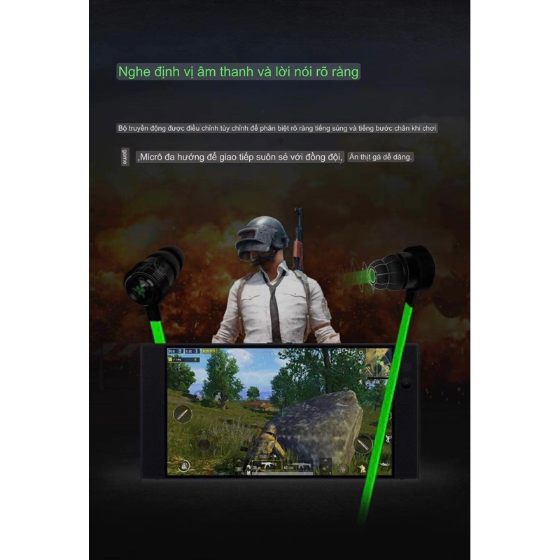 Tai nghe gaming Razer Hammerhead Pro V2 in-ear Fullbox New 99%