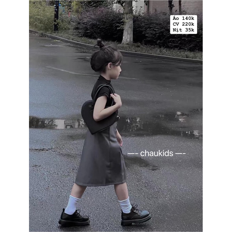 Set chân váy kèm thắt lưng cho bé