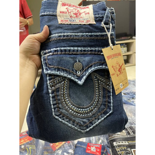Quần jeans nam năp túi chỉ nổi
