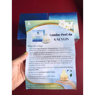 (TẶNG 4 NẠ CỪU ) COMBO PEEL DA COLLAGEN GALYLIN