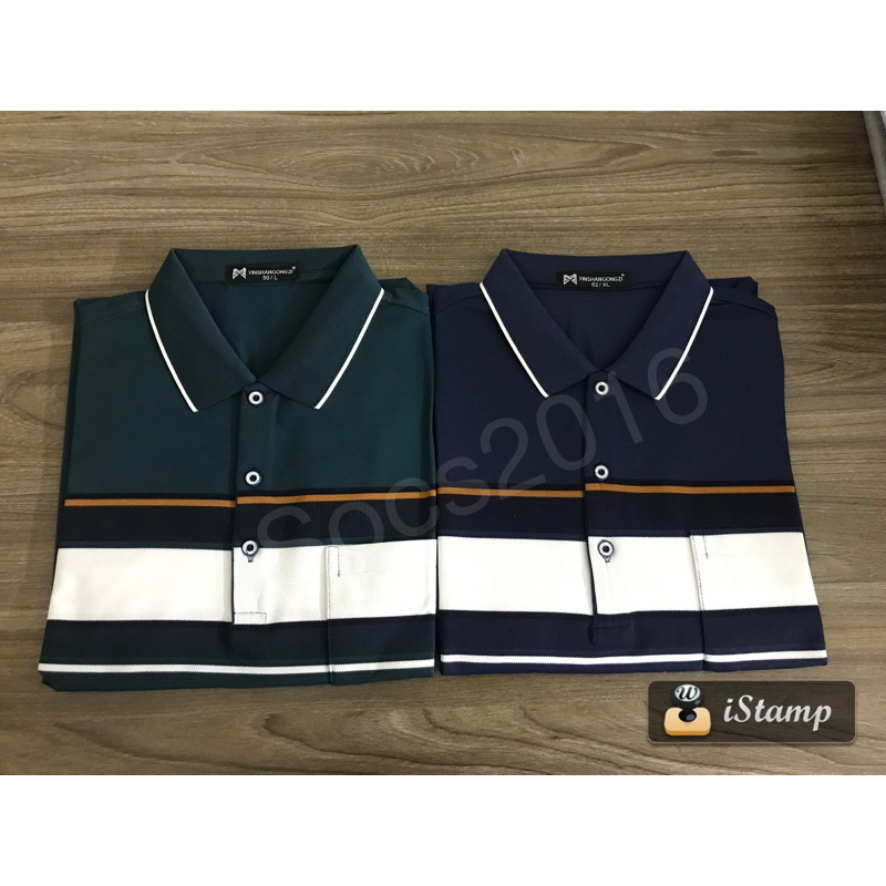 Áo thun polo thu đông nam trung niên Quảng Châu cao cấp 2023