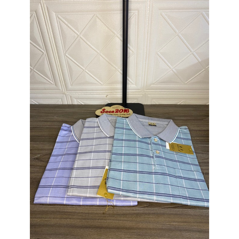 Áo thun polo dài tay nam trung niên giá rẻ 2023