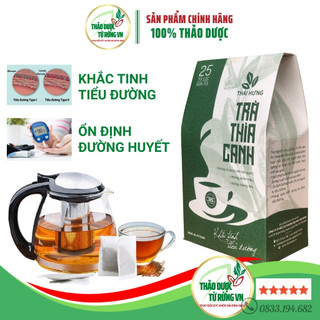 [HÀNG CAO CẤP] Trà Thìa Canh ✅  Thái Hưng Trà Tiểu Đường Khắc Tinh Tiểu Đường 25 Túi Lọc 125g
