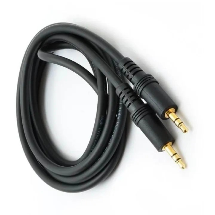 Dây cáp âm thanh AUX hai đầu 3.5 mạ đồng dài 1.25m