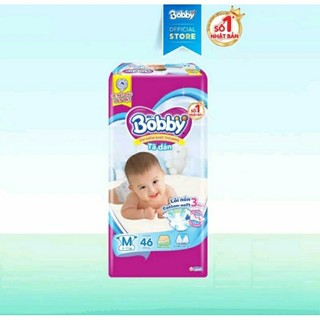 Tã dán Bobby size M 76 miếng, M 46 miếng (6 - 11 kg), L 68 miếng (9-14kg)