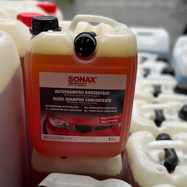 Nước rửa xe SONAX chính hãng đậm đặc siêu bọt chai nhựa 1L nguyên chất HTMotocare