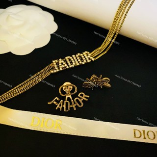 Choker jadior sét phụ kiện vòng cổ và bông tai jadior đính đá dáng ôm cổ siêu xinh