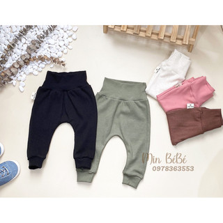 Quần cạp cao thun gân mềm mại cho bé