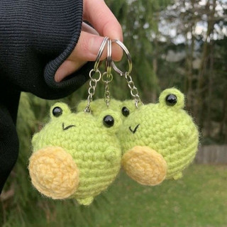 Móc khóa Ếch Bằng Len - Handmade