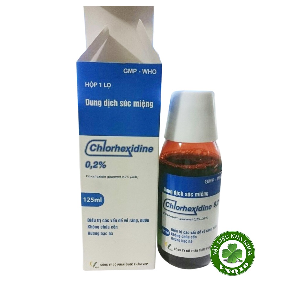Nước súc miệng CHLORHEXIDINE 0.2% VCP - Chai 125ml