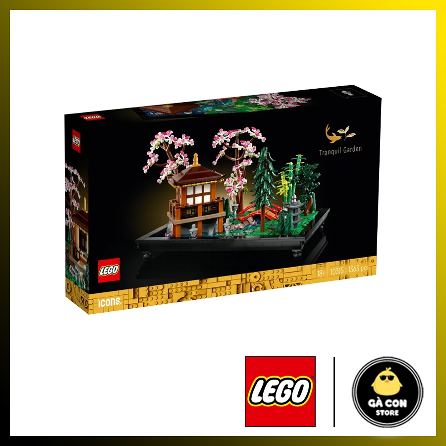 LEGO ICONS 10315 Tranquil Garden chính hãng - Box Xấu