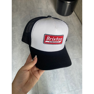 Nón Trucker Brixton Đen Trắng phối lưới
