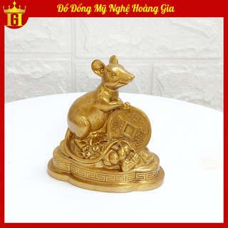 Tượng Chuột Phong Thủy Bằng Đồng Nguyên Chất