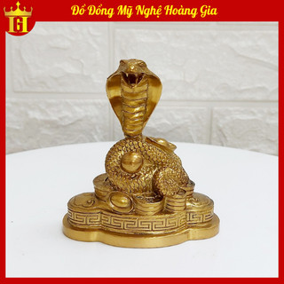 Tượng Rắn Phong Thủy Bằng Đồng Nguyên Chất