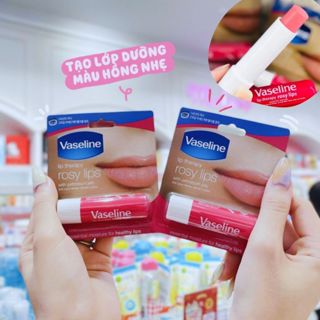 Son Dưỡng Môi Vaseline Hồng Xinh Rosy lips Dạng Thỏi