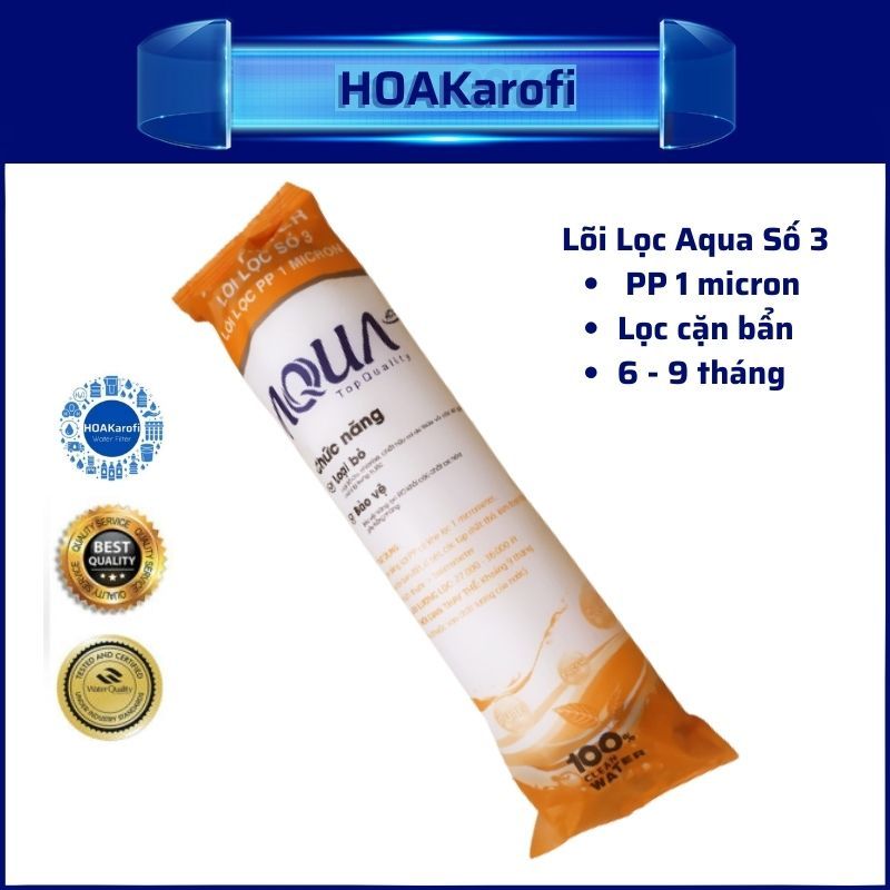 Lõi Lọc Nước AQUA New 123 Dùng Cho Các Loại Máy Lọc Nước RO