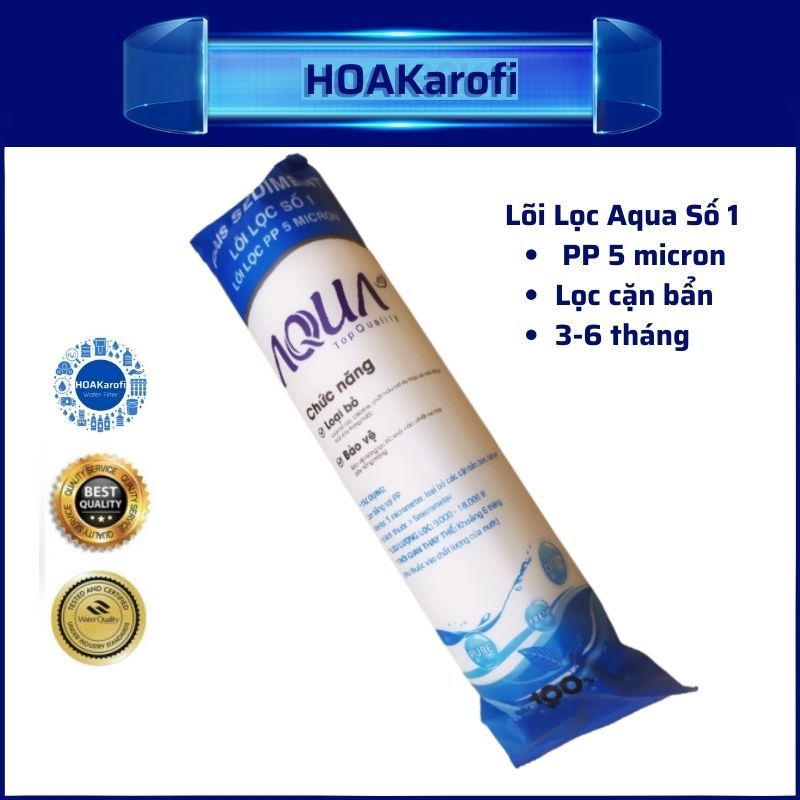 Lõi Lọc Nước AQUA New 123 Dùng Cho Các Loại Máy Lọc Nước RO