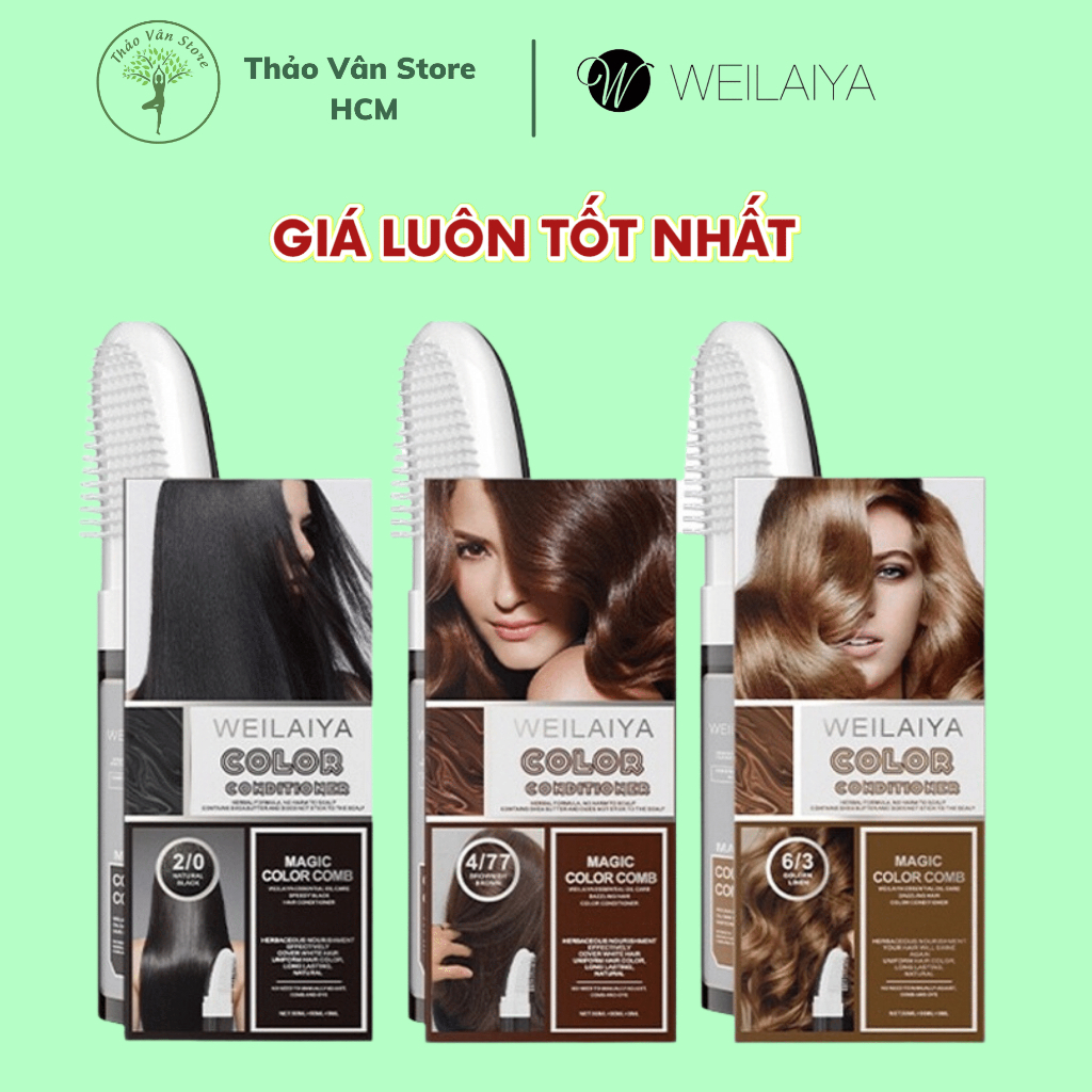 Dầu gội phủ bạc dưỡng tóc Color Conditioner Weilaiya 100ml