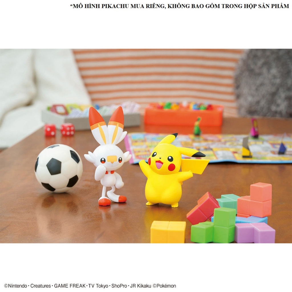 Mô Hình SCORBUNNY Pokemon Collection Quick 05 Pokepla Đồ Chơi Lắp Ráp Anime