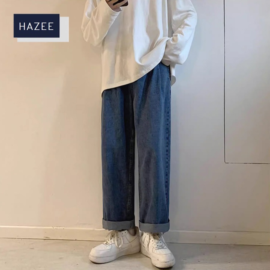 Quần Jeans nam HAZEE cho Nam Nữ phong cách Hàn Quốc Ullzang