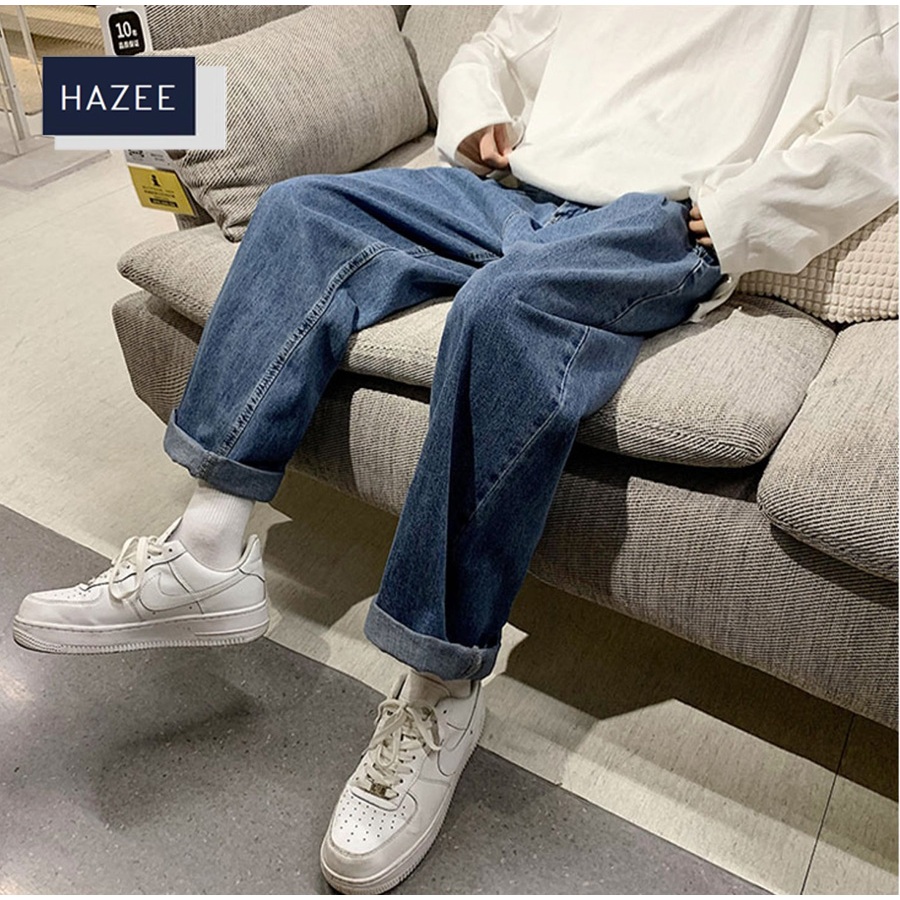 Quần Jeans nam HAZEE cho Nam Nữ phong cách Hàn Quốc Ullzang