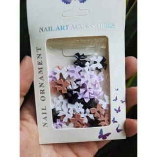 set charm nơ trang trí móng