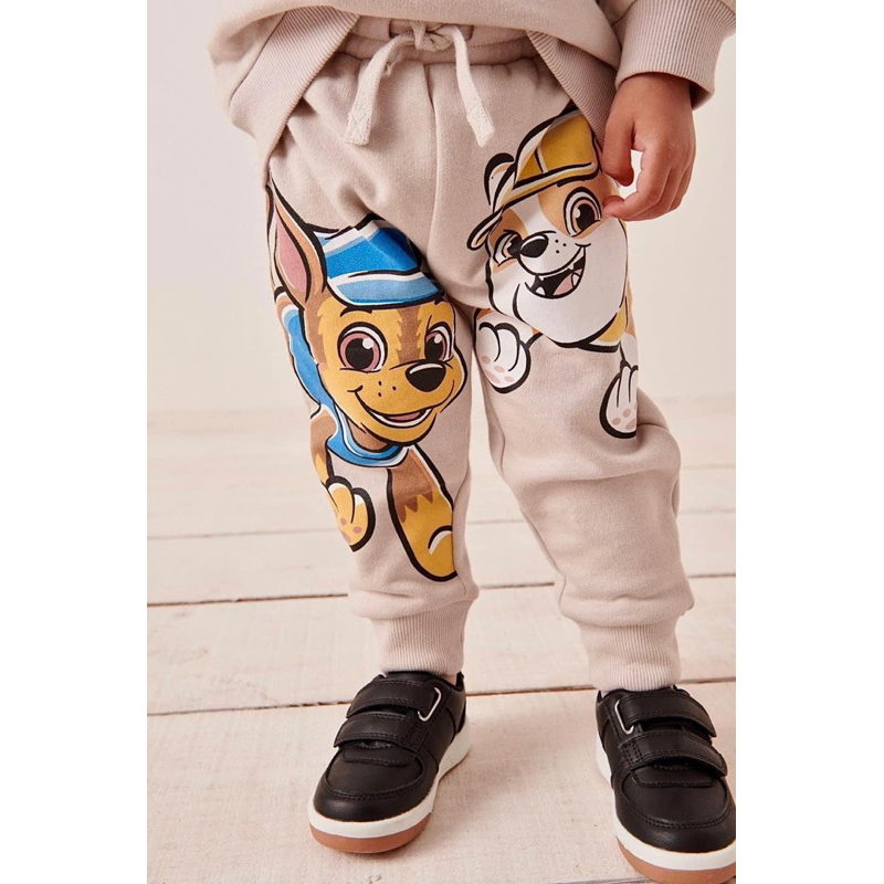 Bộ nỉ màu nâu hình chó cứu hộ cho bé