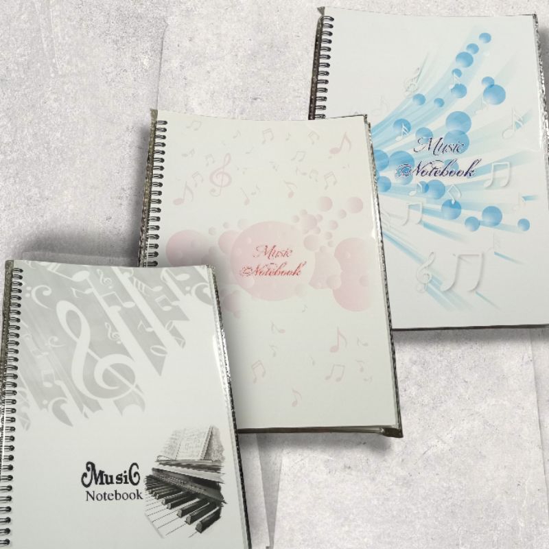 Vở chép nhạc, size a4, 12 khuông nhạc, 40 trang, giấy 100gsm
