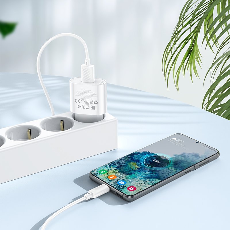 Củ sạc nhanh samsung xiaomi oppo 18w chính hãng Hoco bộ sạc nhanh qc3.0 dùng cho andoird