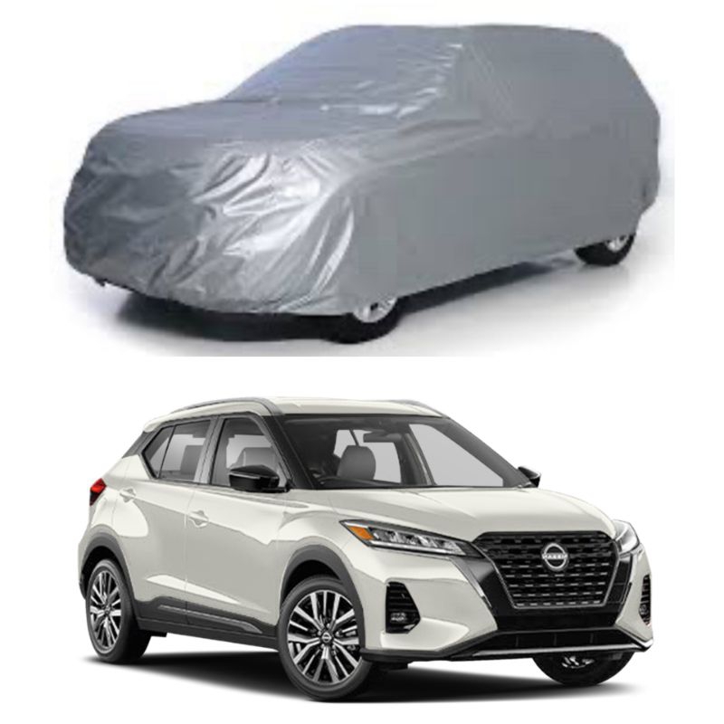 Bạt Phủ Xe Ô Tô Nissan Kicks Vải Dù Tráng Bạc Chống Mưa, Nắng Tốt Kèm Hộp Đựng - Bạt Trùm Xe Ô Tô Ni