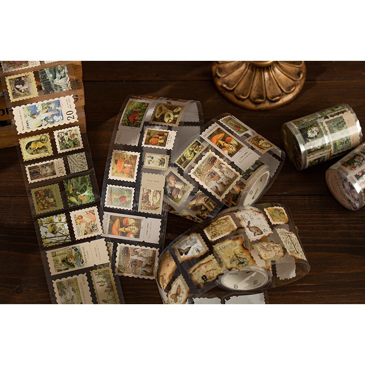 TAPE09 Cuộn nhãn dán tem Memory stamp tape dài 2m