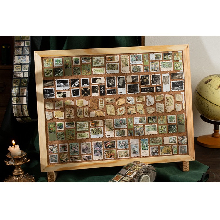 TAPE09 Cuộn nhãn dán tem Memory stamp tape dài 2m