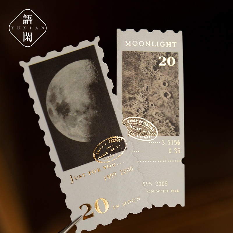 TAPE09 Cuộn nhãn dán tem Memory stamp tape dài 2m