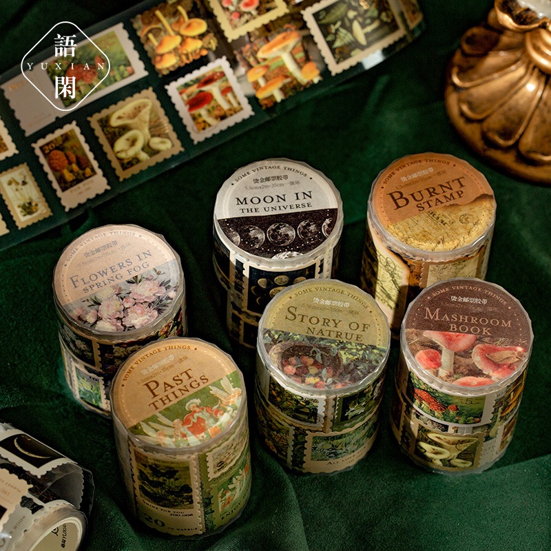 TAPE09 Cuộn nhãn dán tem Memory stamp tape dài 2m