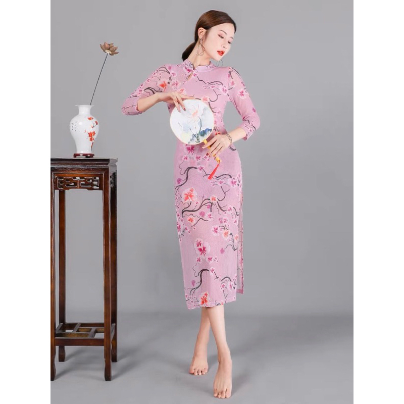 Sườn Xám Múa Trung Quốc Có Nhiều Kiểu 40-60 Kg